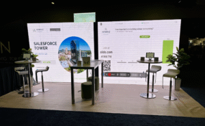 Budget AV Rentals Atlanta LED video wall at corporate event